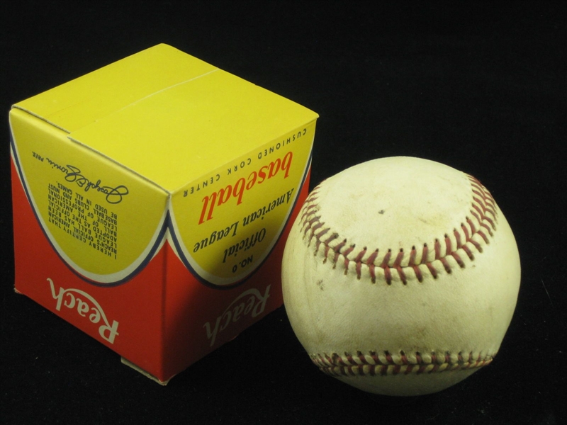 1960-69 Official American League Baseball (Joseph Cronin) Game Used