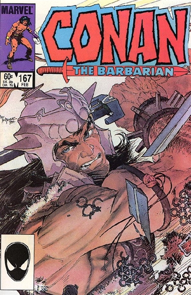 Conan the Barbarian #167 VF 1985 Marvel Comic Book