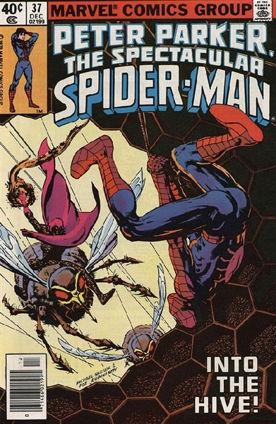 The Spectacular Spider-Man #37 VF 1979 Marvel vs Swarm Comic Book
