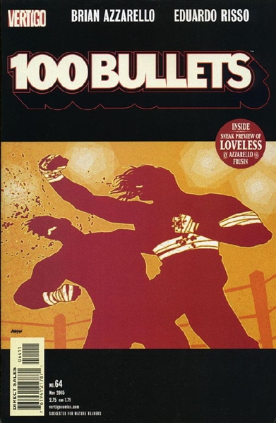 100 Bullets #64 VF/NM 2005 DC (Vertigo) Loveless Preview Comic Book