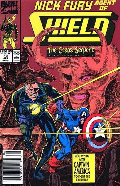Nick Fury Agent of SHIELD (V1) #10 F/VF 1969 Marvel Comic Book