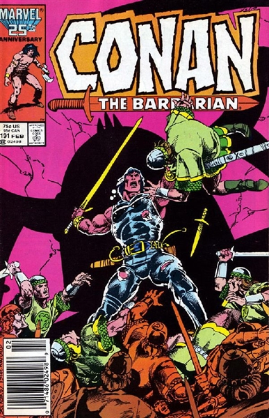Conan the Barbarian #191 VF 1987 Marvel Deliverance Comic Book