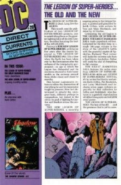DC Direct Currents #20 VF/NM 1989 DC Comic Book