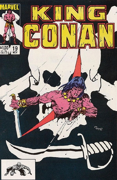 King Conan #19 FN 1983 Marvel Bones And A Blade Comic Book