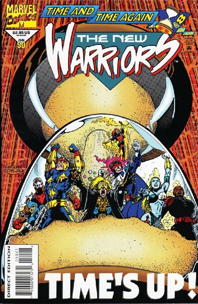 New Warriors #50 NM 1994 Marvel Glow-In-The-Dark Cover Comic Book