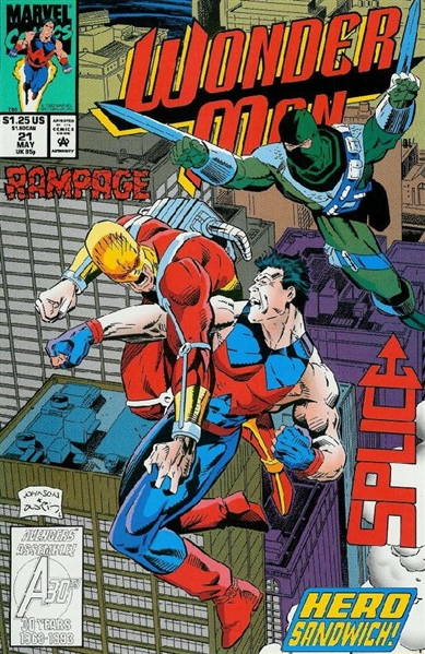 Wonder Man (V2) #21 VF 1993 Marvel Comic Book