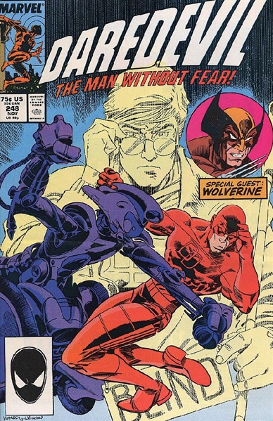 Daredevil #248 VG 1987 Marvel Wolverine 1st Bushwacker Comic Book