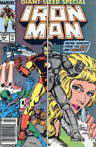 Iron Man #244 VG 1989 Marvel New Armor Comic Book