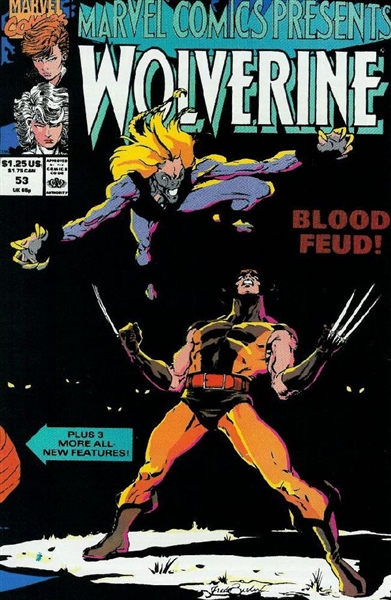 Marvel Comics Presents #53 VG 1990 Marvel Barry Windsor-Smith Comic Book