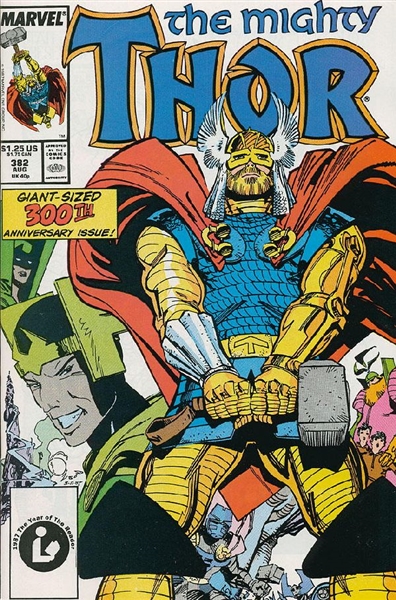 Thor #382 VG/F 1987 Marvel 300th Thor Issue Comic Book