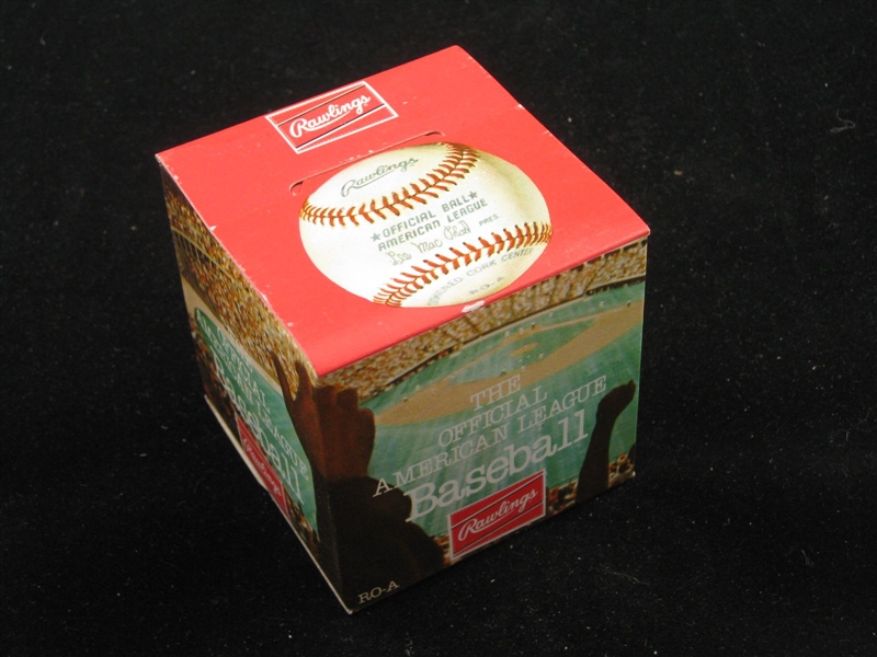 Official American League (Lee MacPhail) Baseball NEW UNUSED Original Sealed Box