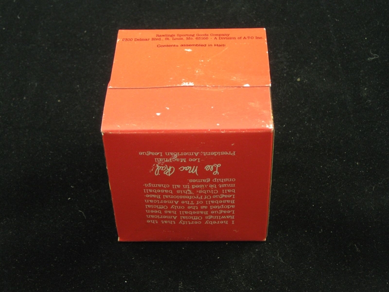Official American League (Lee MacPhail) Baseball NEW UNUSED Original Sealed Box