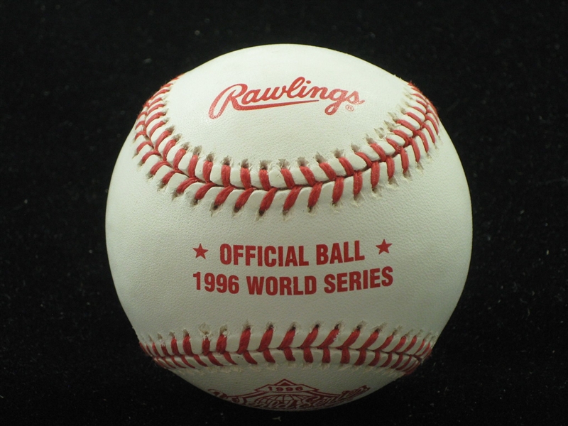 1996 Official World Series Baseball NEW UNUSED Yankees Braves