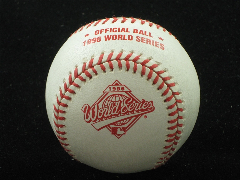 1996 Official World Series Baseball NEW UNUSED Yankees Braves