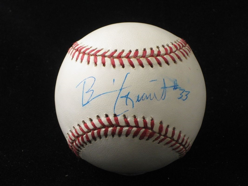 BRIAN GRANT Single Signed Baseball Blue Jays Minor League