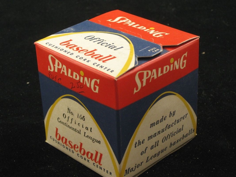 1960 Spalding Official Continental League Baseball NEW UNUSED in SEALED BOX Rare