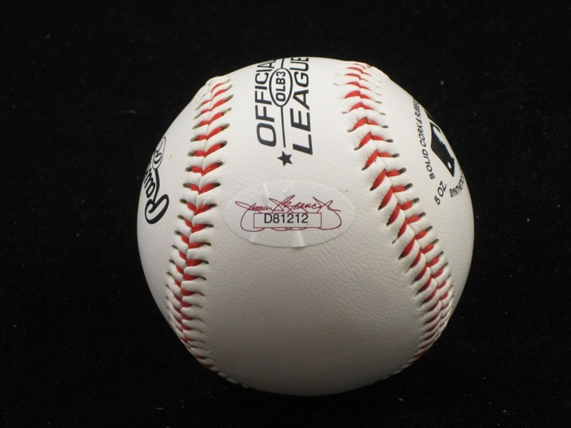 CECIL COOPER Single Signed Baseball BOSTON RED SOX JSA Authentic