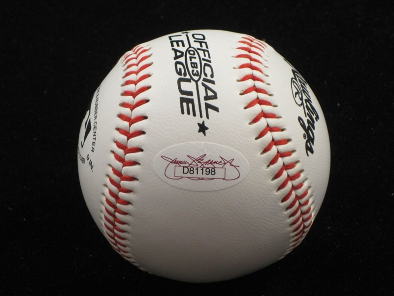 J.R. TOWLES Single Signed Baseball HOUSTON ASTROS JSA Authentic
