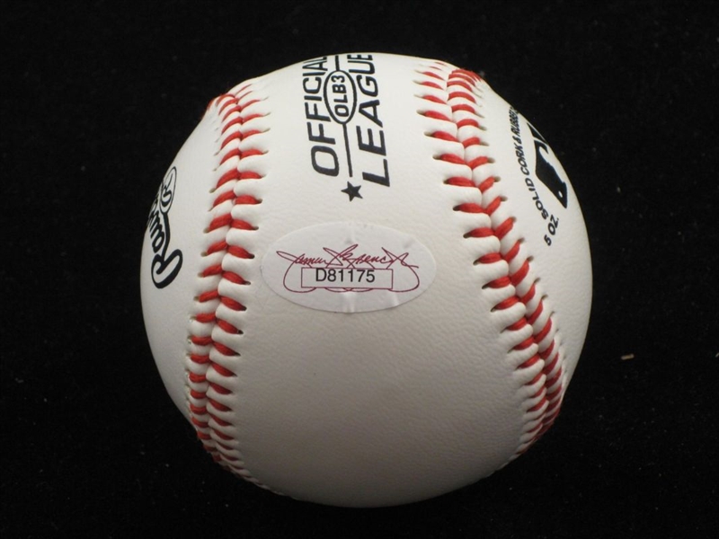 SHELLEY DUNCAN Single Signed Baseball NEW YORK YANKEES JSA Authentic