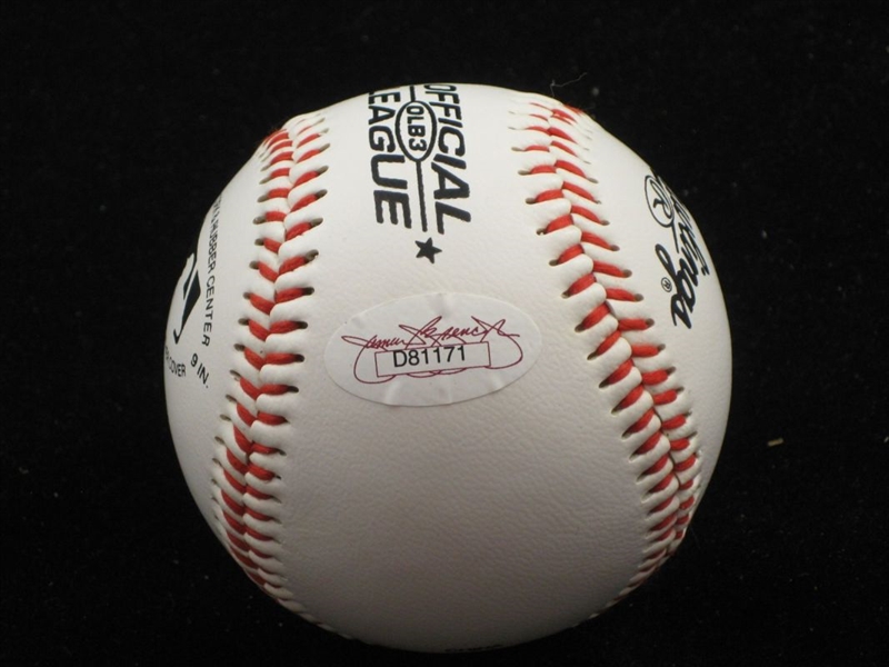 SHELLEY DUNCAN Single Signed Baseball NEW YORK YANKEES JSA Authentic