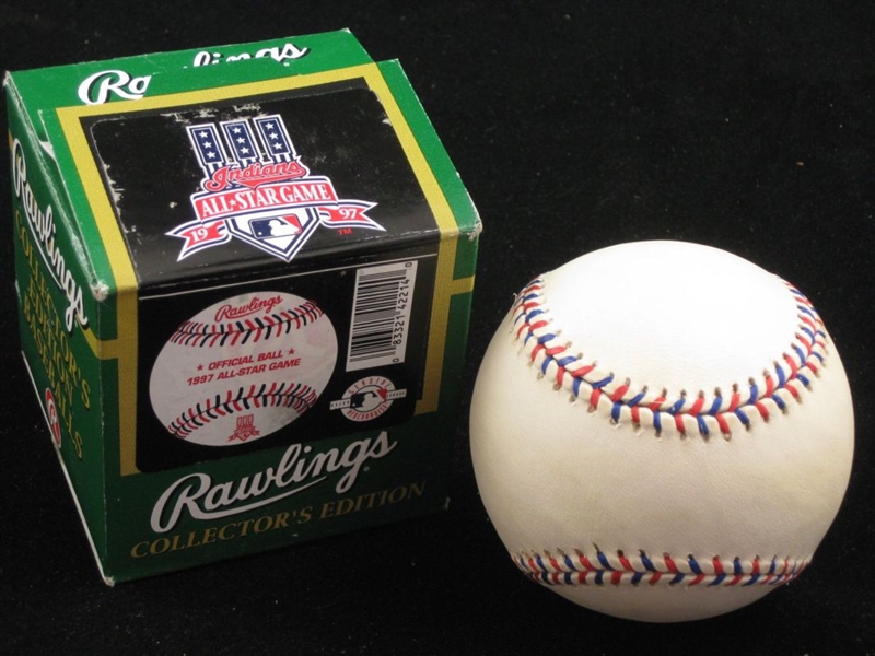 1997 Official All-Star Baseball NEW UNUSED Cleveland with Box