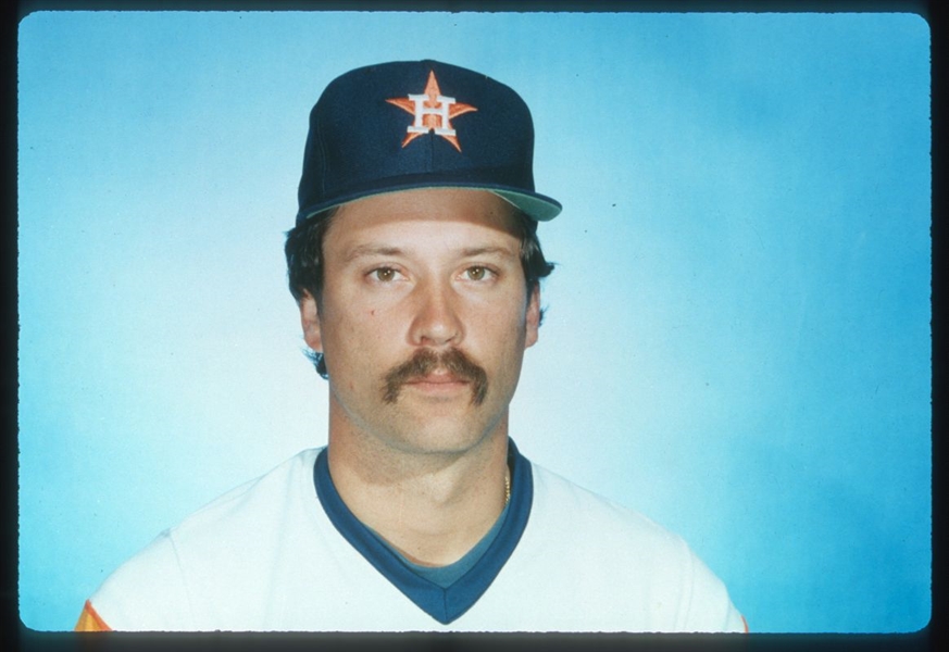 1985 Original Slide Transparency BOB KNEPPER Houston Astros