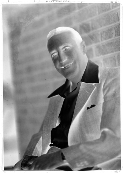 1930s Dodgers EDWARD ONDERDONK - #1 FAN Original GEORGE BURKE Photo Negative