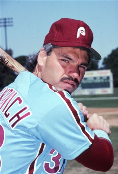 Lot of (9) 1980-82 Phillies GEORGE VUKOVICH Original 35mm Slide Transparencies