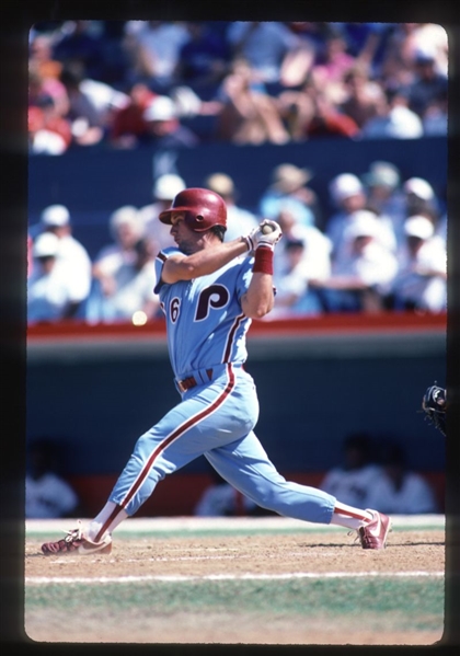 Lot of (12) 1986-89 Phillies JOHN W RUSSELL Original 35mm Slide Transparencies