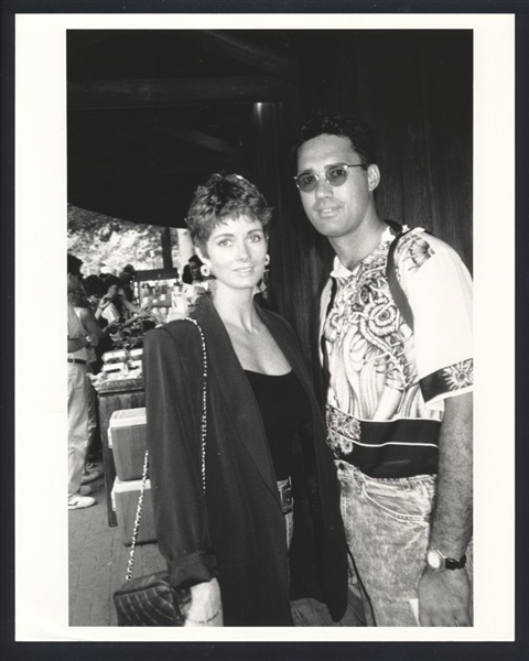 1980s RON DARLING & WIFE TONI Mets Original Photo by Barry Talesnick Type 1