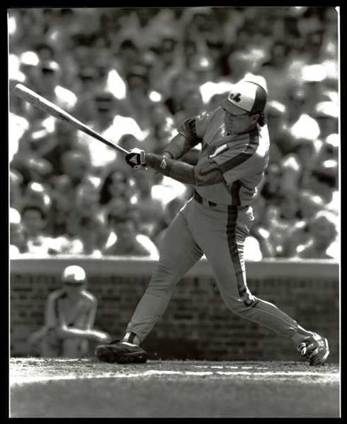 1991 Montreal Expos RON HASSEY Batting Original Photo Type 1