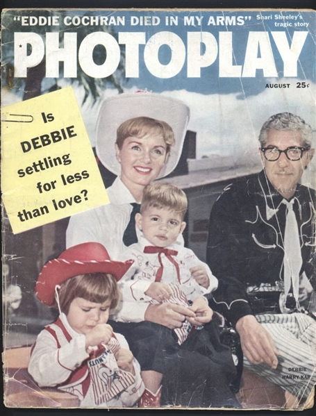 1960 Photoplay Magazine DEBBIE REYNOLDS & CARRIE FISHER Cover EDDIE COCHRAN