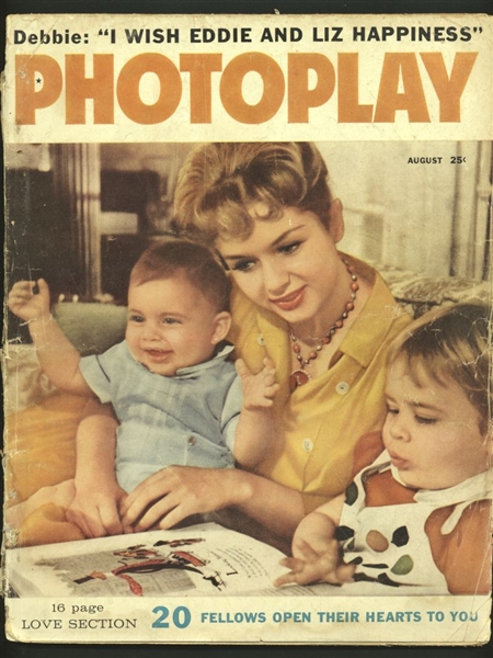 1959 Photoplay Magazine DEBBIE REYNOLDS & CARRIE FISHER Cover MARILYN MONROE nb