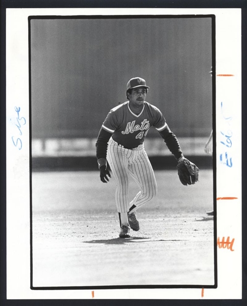 1984 New York Mets HUBIE BROOKS Original Photo Type 1