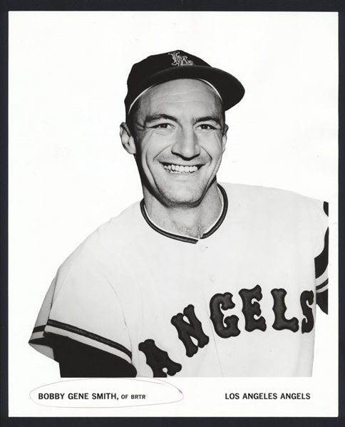 1969 Los Angeles Angels BOBBY SMITH Team Issue Original Photo