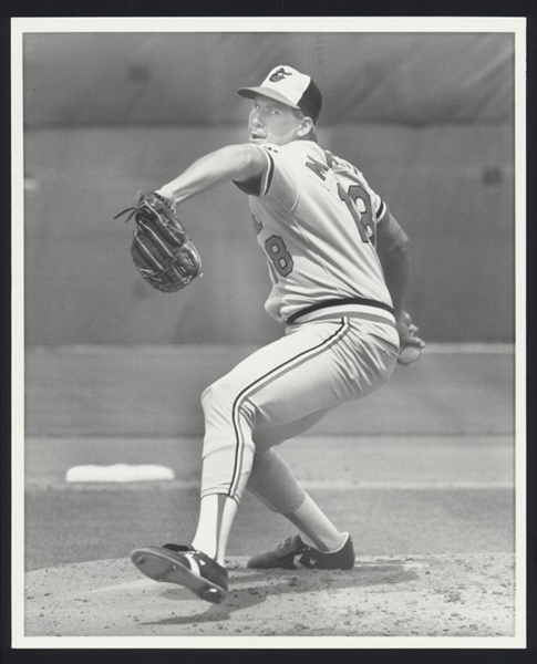 1989 Baltimore Orioles BOB MILACKI Original Photo Type 1