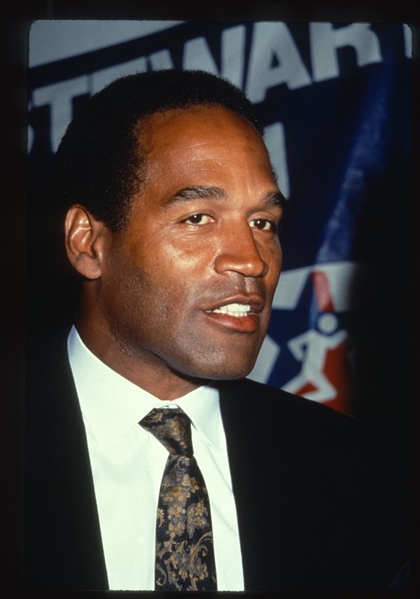 Buffalo Bills O.J. SIMPSON Candid ca 1991 35mm Slide Transparency