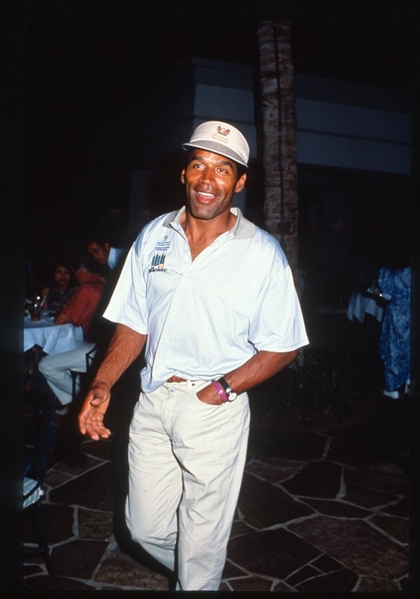 Buffalo Bills O.J. SIMPSON Candid ca 1992 35mm Slide Transparency