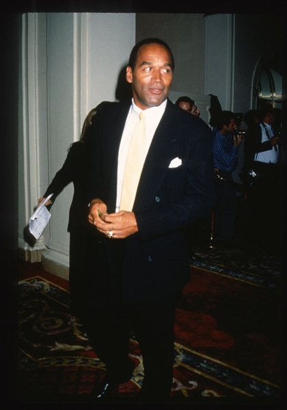 1993 Buffalo Bills O.J. SIMPSON Candid Original 35mm Slide Transparency