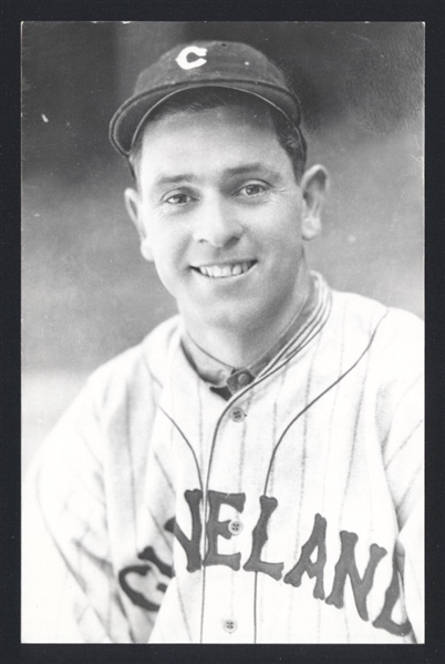 EARL AVERILL SR Real Photo Postcard RPPC 1929-36 Cleveland Indians George Burke 