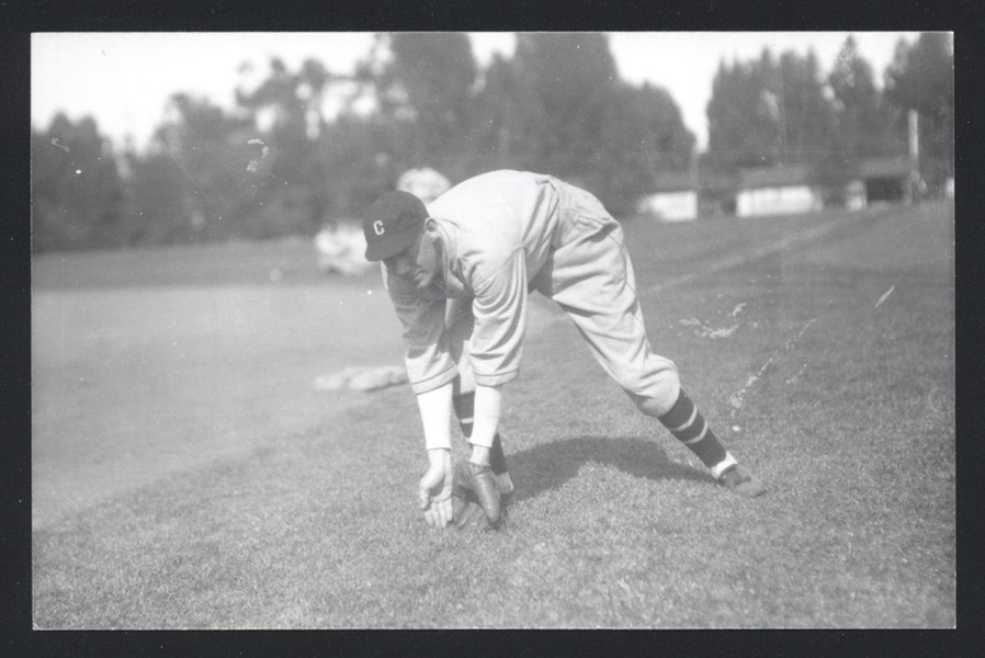 CLYDE BECK Real Photo Postcard RPPC 1926 Chicago Cubs