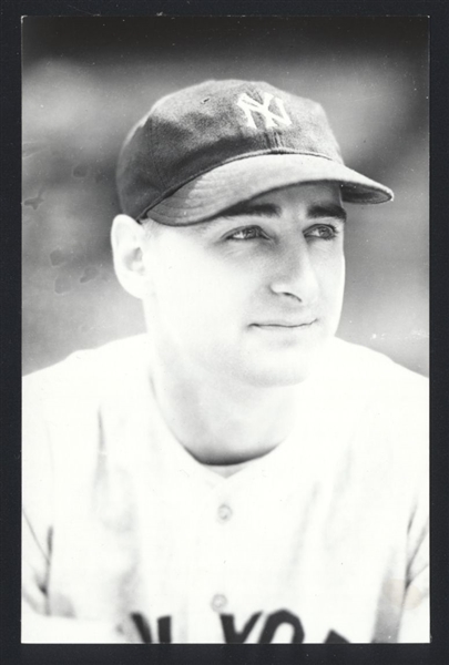 FRANK MAKOSKY Real Photo Postcard RPPC 1937 New York Yankees George Burke 