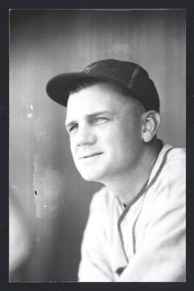 MAX CAREY Real Photo Postcard RPPC 1929-32 Brooklyn Dodgers George Burke
