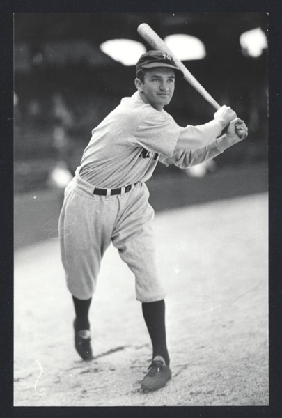 DON HEFFNER Real Photo Postcard RPPC 1934-37 New York Yankees George Burke