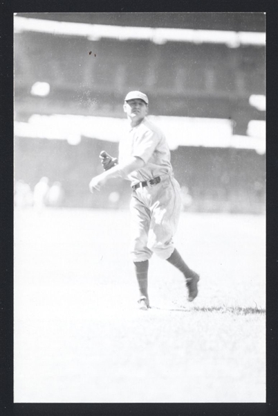 JOE SHAUTE Real Photo Postcard RPPC 1931 Brooklyn Dodgers George Burke