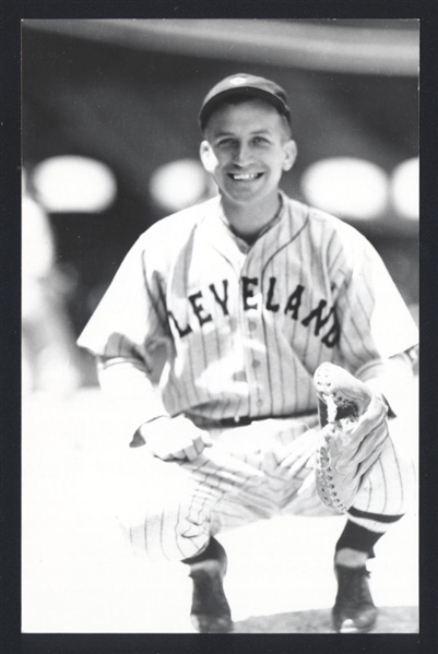FRANKIE PYTLAK Real Photo Postcard RPPC 1933-34 Cleveland Indians George Burke