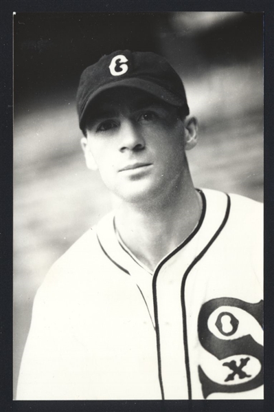 JESSE LANDRUM Real Photo Postcard RPPC 1938 Chicago White Sox George Burke