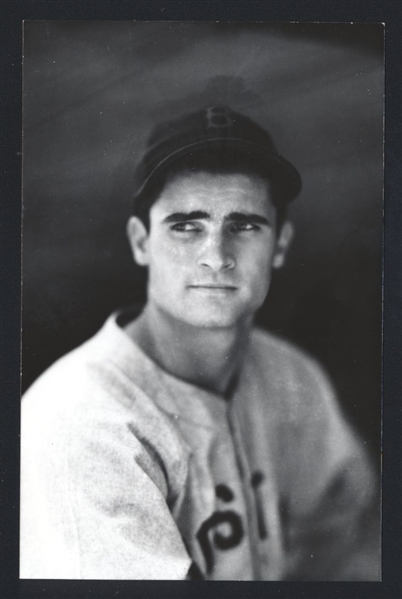 BOBBY DOERR Real Photo Postcard RPPC 1938-45 Boston Red Sox George Burke