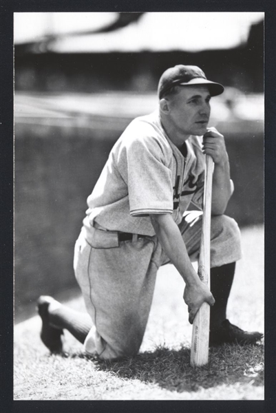 PACKY ROGERS Real Photo Postcard RPPC 1938 Brooklyn Dodgers George Burke