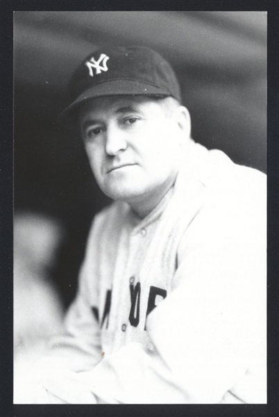 JOE McCARTHY Real Photo Postcard RPPC 1934-46 New York Yankees George Burke